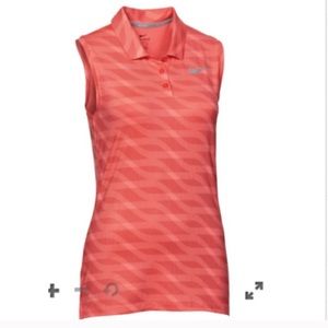 pink Nike golf tank